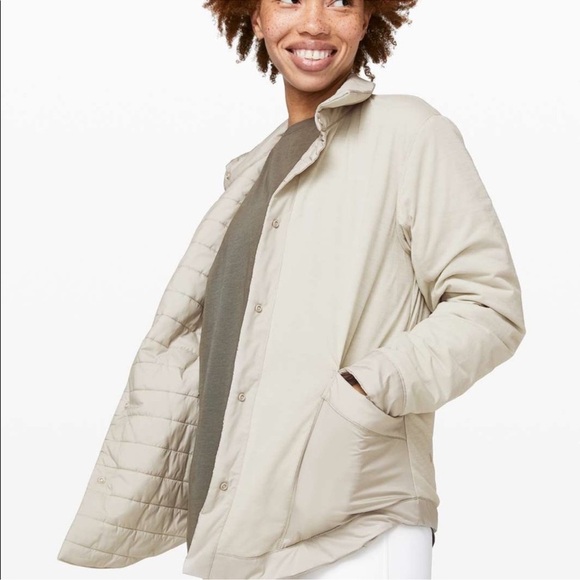 Lululemon Switch Please Shacket Jacket in Silverstone, Size 2 - Picture 3 of 7